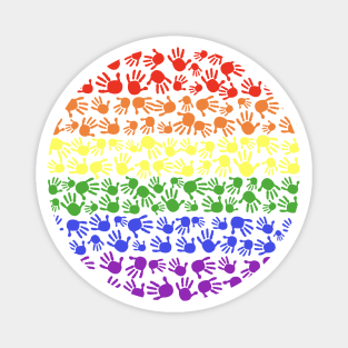 Rainbow flag LGBT Magnet